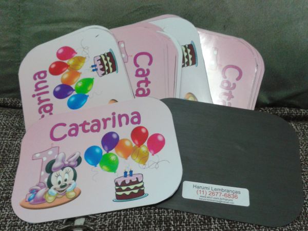 Marmitinha c/ tampa imã personalizada